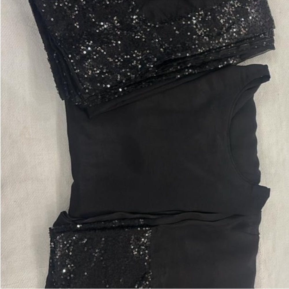 Black Sequin farshi suit